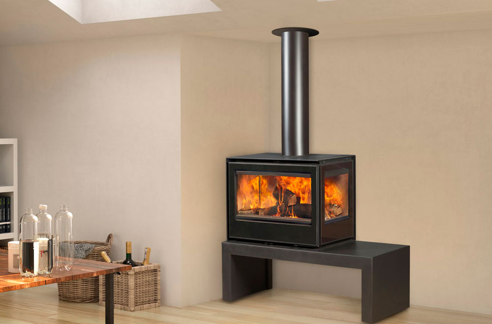 Rocal Lateral Habit Wood Burning Stove