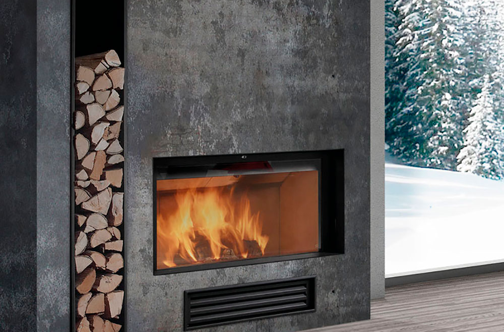 Rocal Serie G Horizontal Wood Burner