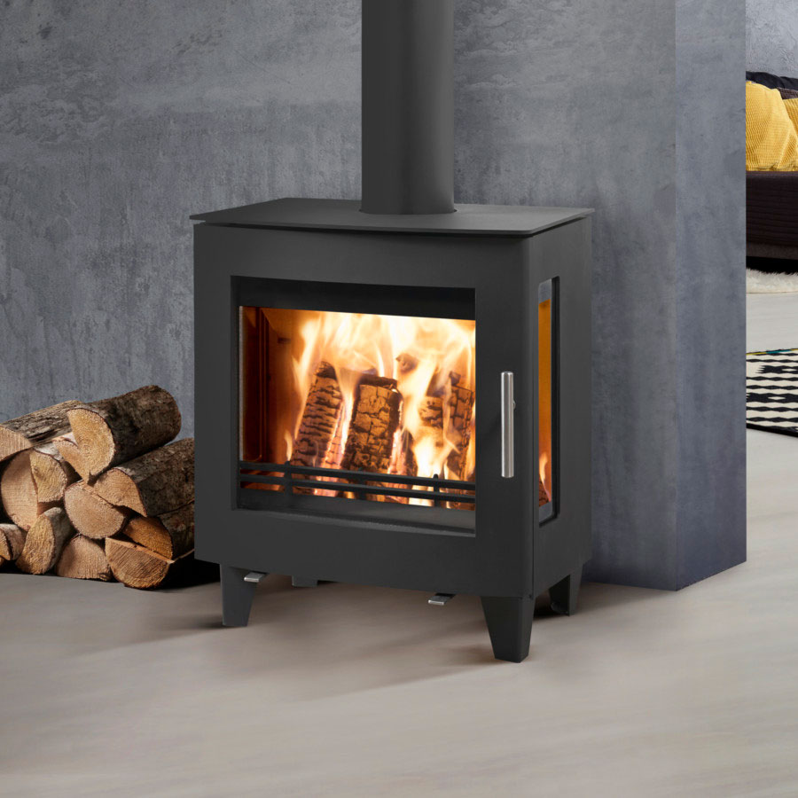 Uniq 23 Curve Side Glass 100mm Legs
